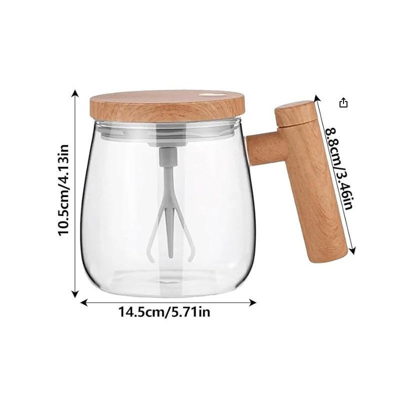 Taza Mezcladora Eléctrica 400 ml – Recargable por USB – Vaso Autoagitador Portátil para Café, Batidos y Suplementos Taza Mezcladora Eléctrica 400 ml – Recargable por USB – Vaso Autoagitador Portátil para Café, Batidos y Suplementos