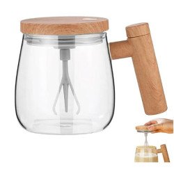 Taza Mezcladora Eléctrica 400 ml – Recargable por USB – Vaso Autoagitador Portátil para Café, Batidos y Suplementos
