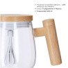 Taza Mezcladora Eléctrica 400 ml – Recargable por USB – Vaso Autoagitador Portátil para Café, Batidos y Suplementos