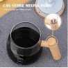 Taza Mezcladora Eléctrica 400 ml – Recargable por USB – Vaso Autoagitador Portátil para Café, Batidos y Suplementos
