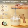 Taza Mezcladora Eléctrica 400 ml – Recargable por USB – Vaso Autoagitador Portátil para Café, Batidos y Suplementos