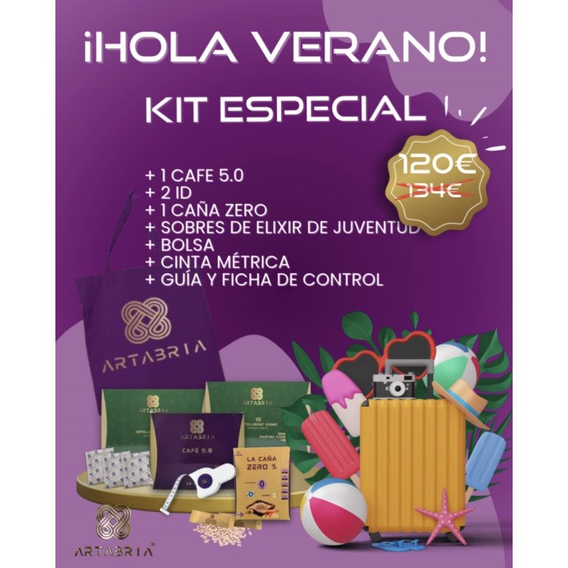 Kit Especial Verano Artabria | Café, Detox y Elixir en Oferta Kit Especial Verano Artabria | Café, Detox y Elixir en Oferta