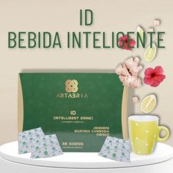 Intelligent Drink Artabria – Bebida Inteligente sin Cafeína con Jengibre, Garcinia e Hibisco | 30 Sobres