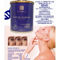 Colágeno Artabria en Polvo 400 g – Con Magnesio y Vitamina C – Cuidado de Piel, Cabello y Uñas – Piel Luminosa y Salud Articular