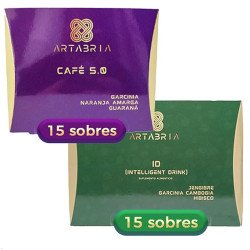 Pack 15 Días HIPNOTIK CASUALITY – Café Artabria 5.0 + Té Intelligent Drink – Estimula Metabolismo y Bienestar Natural Sin Cafeín