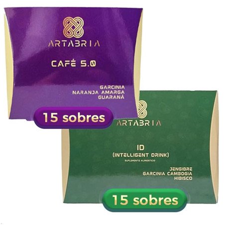 Pack 15 Días HIPNOTIK CASUALITY – Café Artabria 5.0 + Té Intelligent Drink – Estimula Metabolismo y Bienestar Natural Sin Cafeín