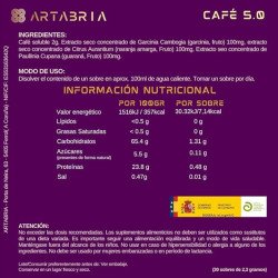 Café Funcional Artabria 5.0 – Estimula Metabolismo y Energía Natural | 30 Sobres