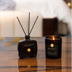 Set Regalo Colección Privada – Vela Aromática + Barritas “Aventus” – Elegancia Aromática para el Hogar