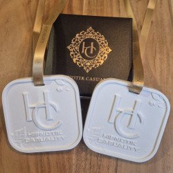 Ambientador Sólido Aroma "Dubai" – Pack 2 Unidades Artesanal – Estilo Oriental de Lujo para Coche, Baño, Oficina y Armarios